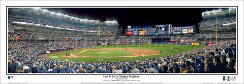 Derek Jeter Last At Bat in Yankee Stadium Premium Panoramic Poster Print - Everlasting Images 2014