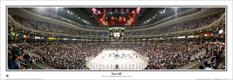 Philadelphia Flyers "Face Off" Game Night Panoramic Poster Print - Everlasting Images Inc.