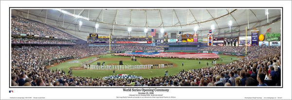 Tampa Bay Rays Tropicana Field 2008 World Series Panoramic Poster Print - Everlasting Images