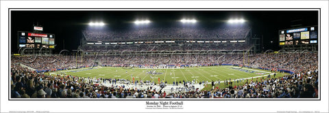 Tennessee Titans "Monday Night Football" Stadium Game Night Panoramic Poster - Everlasting Images