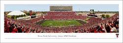 Texas Tech Football AT&T Stadium Gameday Panoramic Poster Print (2008) - Blakeway Worldwide