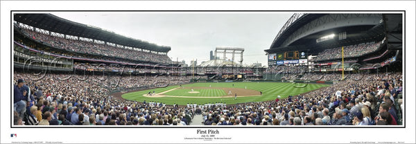 Seattle Mariners Safeco Field First Pitch (1999) Panoramic Poster