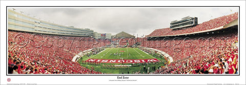Wisconsin Badgers Camp Randall Stadium "End Zone" Premium Panoramic Poster Print - Everlasting Images
