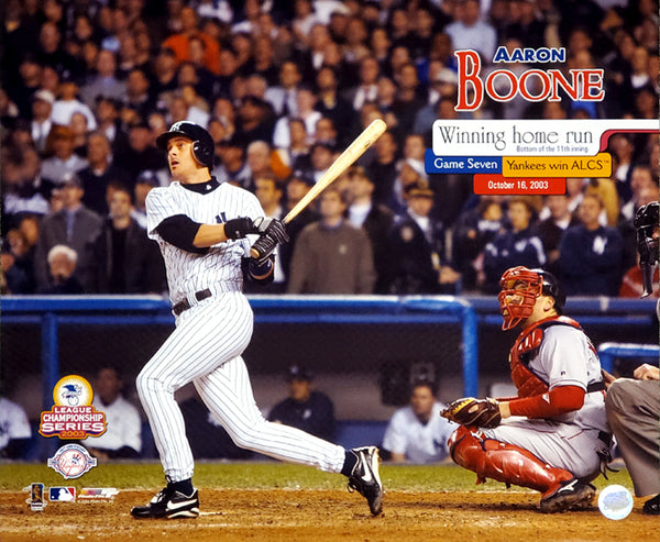Aaron Boone New York Yankees 2003 ALCS Walk-Off Home Run Premium Poster Print - Photofile Inc.