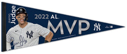 Aaron Judge New York Yankees 2022 American League MVP Commemorative Felt Pennant - Wincraft