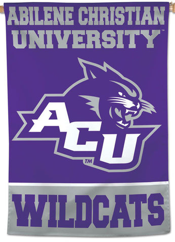 Abilene Christian University WILDCATS Official NCAA Premium 28x40 Wall Banner - Wincraft Inc.