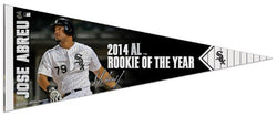 Jose Abreu 2014 A.L. Rookie of the Year Chicago White Sox Premium Felt Collector's Pennant
