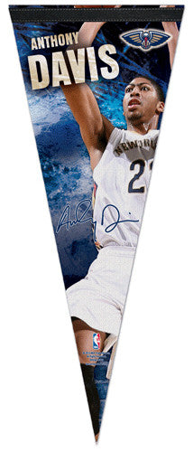 Anthony Davis "Signature" New Orleans Pelicans Premium Felt Collector's Pennant - Wincraft 2013