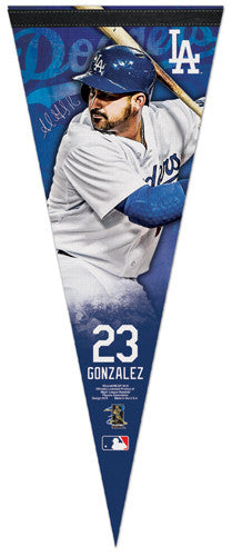 Adrian Gonzalez L.A. Dodgers Official MLB Baseball Premium Felt Collector's Pennant - Wincraft