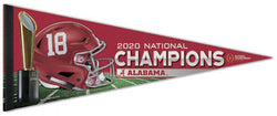 Alabama Crimson Tide 2020 NCAA Football National Champions Premium Felt Collector's Pennant - Wincraft Inc.