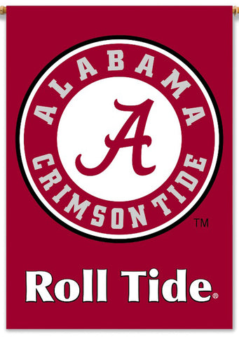 Alabama Crimson Tide "Roll Tide" Official NCAA Team 28x40 Banner - BSI Products