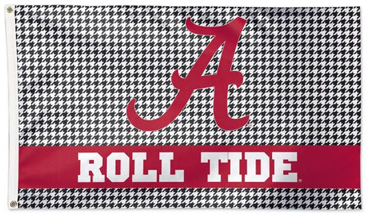 Alabama Crimson Tide "Roll Tide" Official NCAA Team Logo Deluxe-Edition 3'x5' Flag - Wincraft Inc.