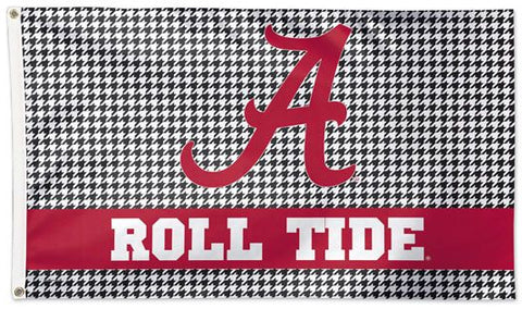 Alabama Crimson Tide "Roll Tide" Official NCAA Team Logo Deluxe-Edition 3'x5' Flag - Wincraft Inc.