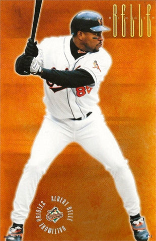 Albert Belle "Belle Ringer" Baltimore Orioles MLB Action Poster - Costacos 1999