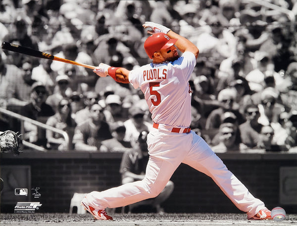 Albert Pujols "Spotlight" (2010) St. Louis Cardinals MLB Action Poster Print - Photofile 16x20