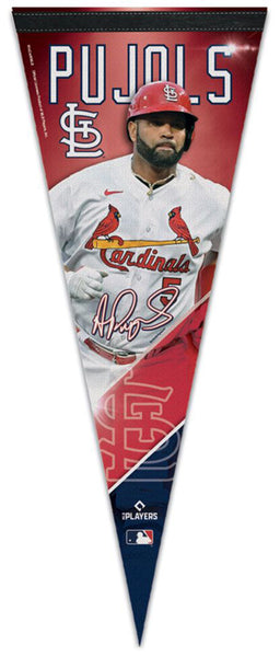 Albert Pujols St. Louis Cardinals Signature Series Official MLB Premium Felt Pennant - Wincraft 2022