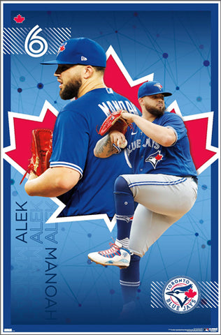 Alek Manoah "Ace" Toronto Blue Jays MLB Baseball Action Poster - Costacos Sports