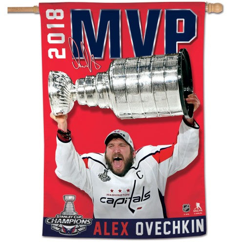 Alex Ovechkin Washington Capitals 2018 NHL Playoffs MVP Premium Collector's WALL BANNER - Wincraft Inc.
