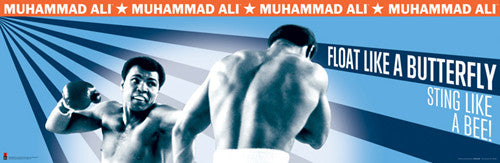 Muhammad Ali "Sting Like a Bee" Classic Boxing Poster - Culturenik 2011