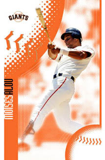 Moises Alou "Blast" San Francisco Giants Poster - Costacos 2005