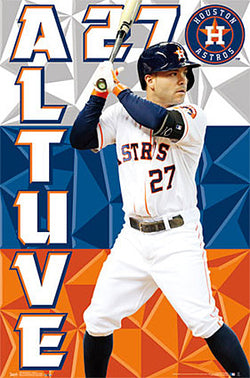 Jose Altuve "Superstar" Houston Astros MLB Baseball Poster - Trends International