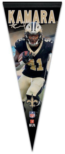 Alvin Kamara New Orleans Saints Signature Series Premium Felt NFL Collector's Pennant - Wincraft
