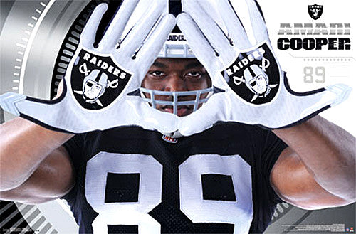 Amari Cooper Hands Oakland Raiders NFL Action Poster Trends Intern Sports Poster Warehouse