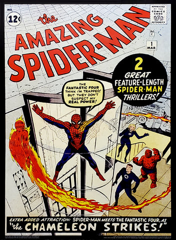 The Amazing Spider-Man #1 (March 1963) Classic Cover 20x28 Wall Poster Reproduction - Asgard Press
