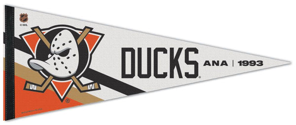 Anaheim Ducks "ANA 1993" NHL Reverse-Retro 2022-23 Premium Felt Collector's Pennant - Wincraft