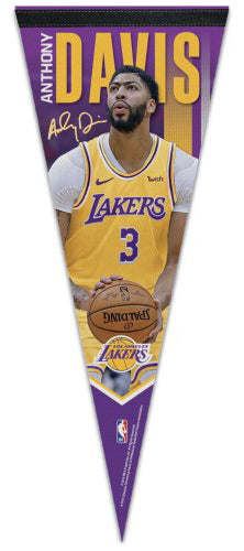 Anthony Davis LA Lakers Signature Series Action Premium Felt Collector's Pennant - Wincraft Inc.