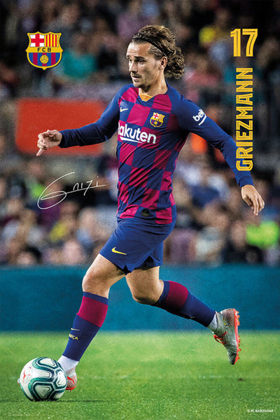 Antoine Griezmann "Superstar" FC Barcelona Official La Liga Soccer Action Poster - G.E. (Spain)