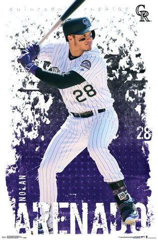 Nolan Arenado "Superstar" Colorado Rockies Official MLB Baseball Poster - Trends 2017