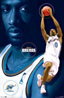 Gilbert Arenas "Agent Zero" Washington Wizards Poster - Costacos 2007
