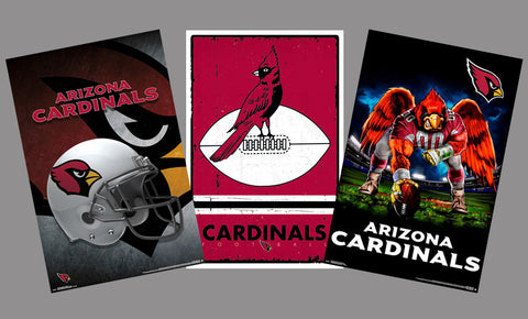 Trends International Arizona Cardinals Retro Logo Wall Poster