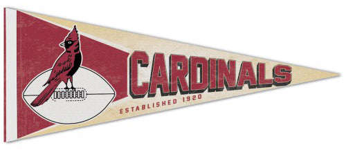Arizona Cardinals NFL Retro 1947-59 Chicago Style Premium Felt Collector's Pennant - Wincraft Inc.