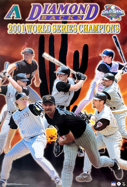 Arizona Diamondbacks 2001 World Series Champions Commemorative Poster –  Sports Poster Warehouse