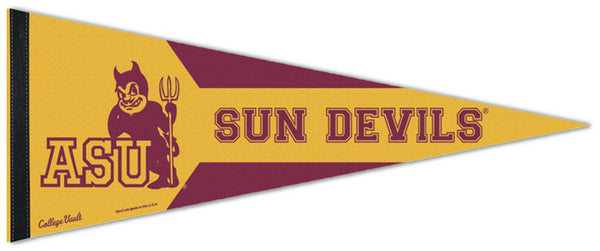 Arizona State Sun Devils "ASU Devil" NCAA College Vault Collection Retro-Style Premium Felt Collector's Pennant - Wincraft Inc.