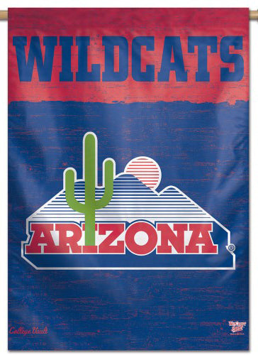 Arizona Wildcats 1980s-style NCAA College Vault Premium 28x40 Wall Banner - Wincraft Inc.