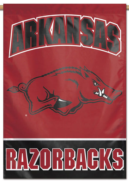 Arkansas Razorbacks "Charging Boar" Official NCAA Team Premium 28x40 Wall Banner - Wincraft Inc.