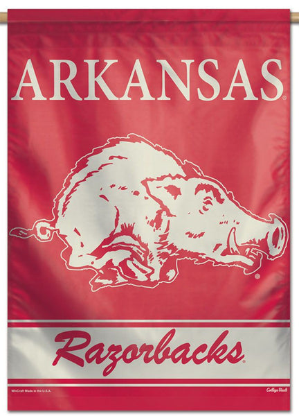 Arkansas Razorbacks College Vault 1950s-Style Official NCAA Premium 28x40 Wall Banner - Wincraft Inc.