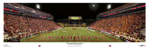 Arkansas Football "Hogwild Homecoming" Panorama - USA Sports