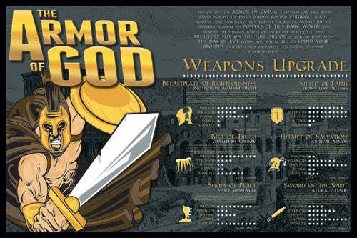 Armor of God (Ephesians 6:11-13) Inspirational Poster - Slingshot