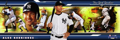 Alex Rodriguez New York Yankees "Bronx Bomber" Panoramic Poster Print - Photofile Inc.