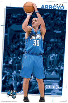 Carlos Arroyo "Action" Orlando Magic NBA Basketball Poster - Costacos 2006
