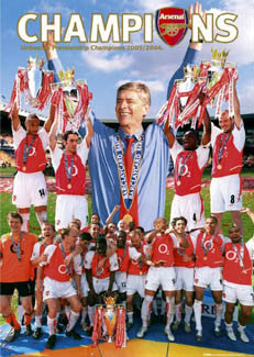 Arsenal FC "Unbeaten Champions" (2004) Commemorative Poster - GB Posters