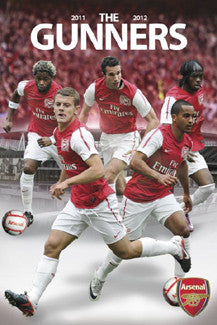 Arsenal FC "Big Five" (2011/12) EPL Soccer Action Poster - GB Eye Inc.