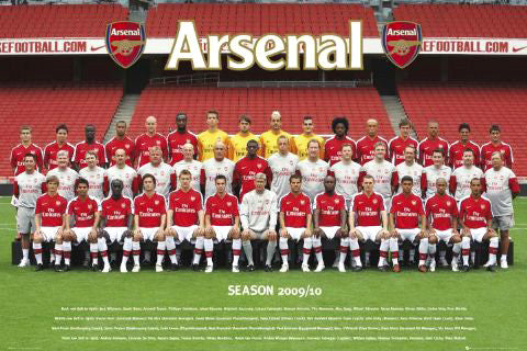 Arsenal FC Official Team Portrait 2009/10 - GB Eye