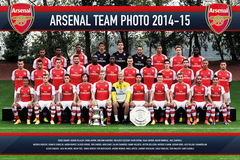 Arsenal FC Official Team Portrait 2014/15 Soccer Poster - GB Eye (UK)