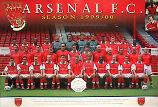 Arsenal F.C. Team Poster 1999/2000 - U.K. 1999