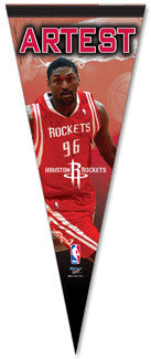 Ron Artest "Superstar" Houston Rockets Premium Pennant L.E. /2,008